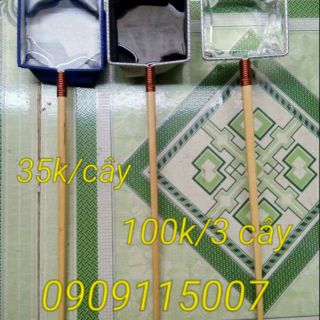 Vợt show cá bảy màu cạnh 7cm
