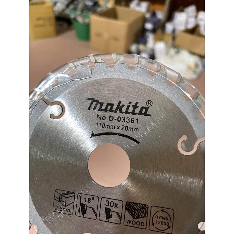 Lưỡi cắt gỗ MAKITA 110mm, Lưỡi cưa gỗ MAKITA (hàng loại 1)