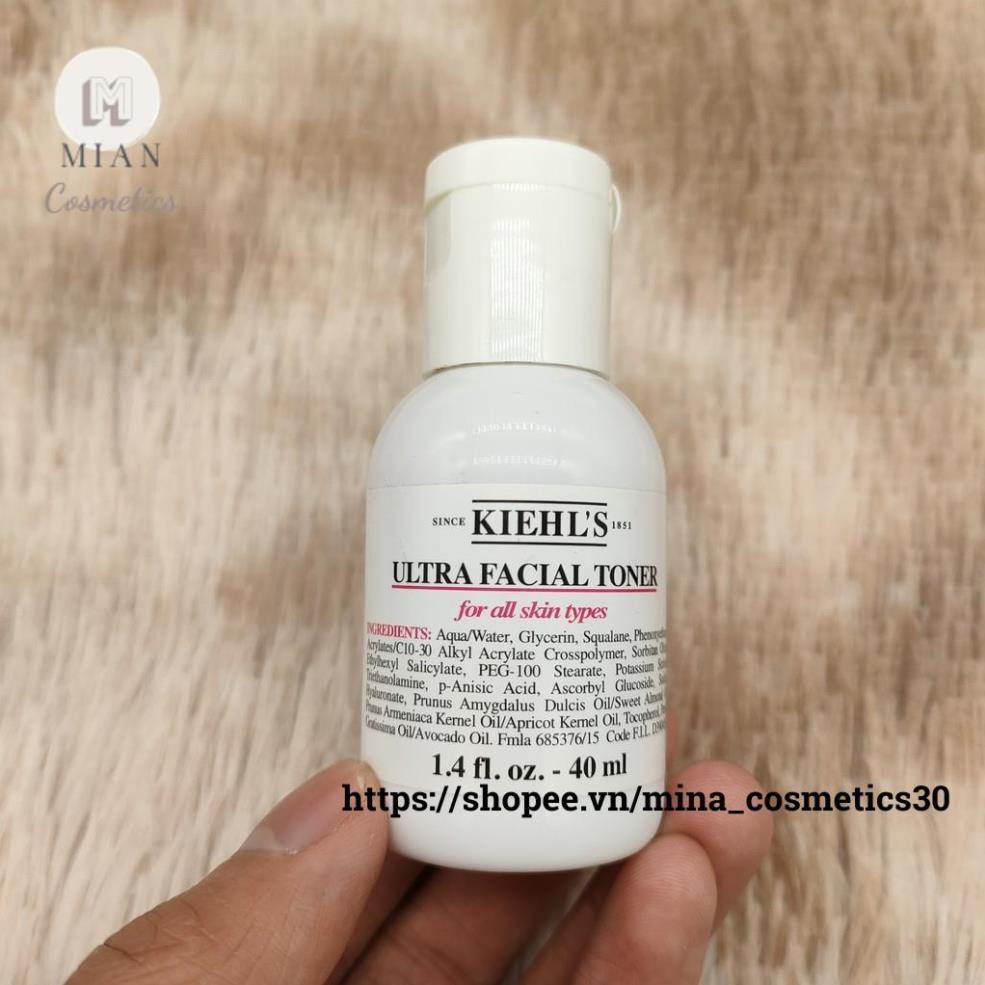 Toner cấp ẩm chuyên sâu Kiehls ultra facial mini 40ml