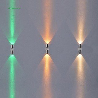 Đèn LED 2 đầu 2W ánh sáng xanh gắn tường hành lang & hành lang