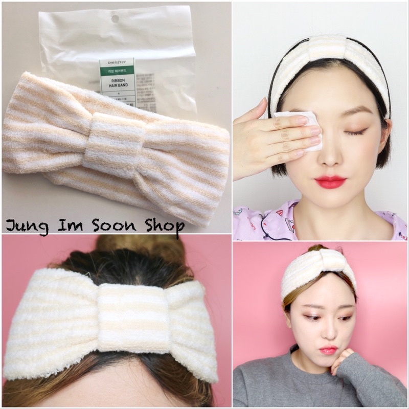 Băng Đô Rửa Mặt innisfree Ribbon Hair Band