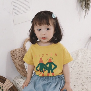Áo phông nhiều màu bé gái