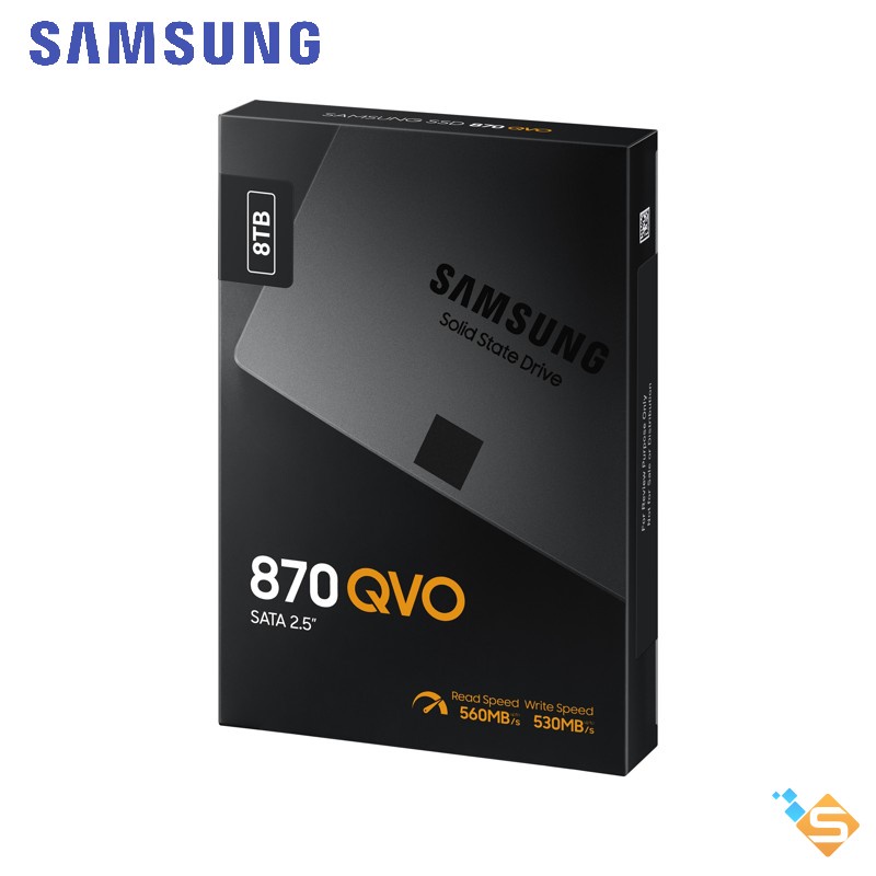 Ổ cứng SSD Samsung 870 QVO 8TB 2.5-Inch SATA III R/W 560/530 MB/s - Bảo Hành Chính Hãng 3 năm
