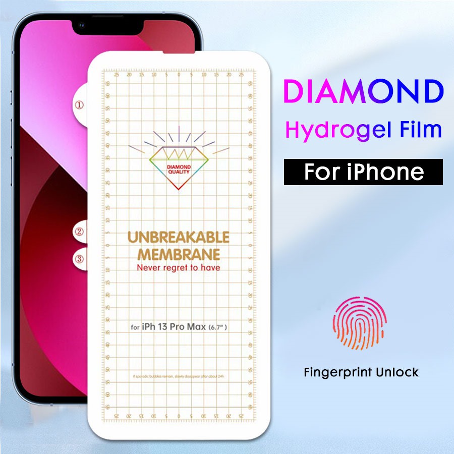 Miếng Dán Hydrogel Mềm Nhám Bảo Vệ Màn Hình Cho iPhone 14 13 Mini 12 Pro 11 XR X XS Max 6 6s 7 8 Plus SE