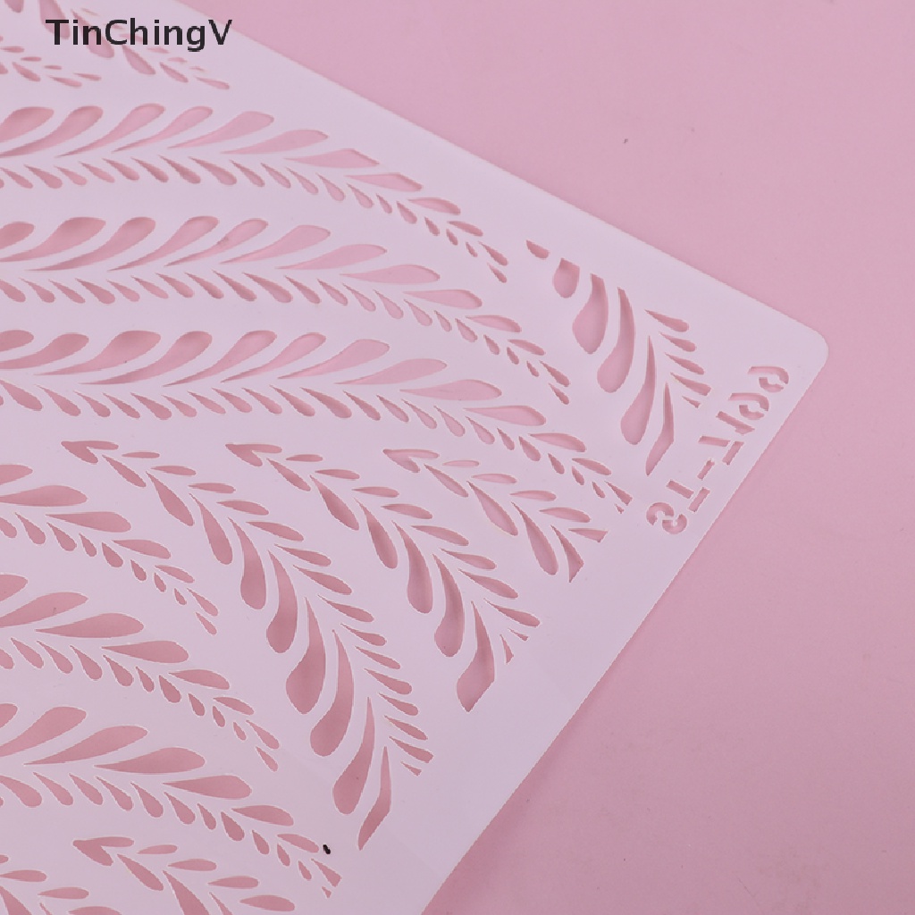 [TinChingV] Khuôn Làm Bánh Socola Bằng Lúa Mạch Họa Tiết Ren Lưới PET