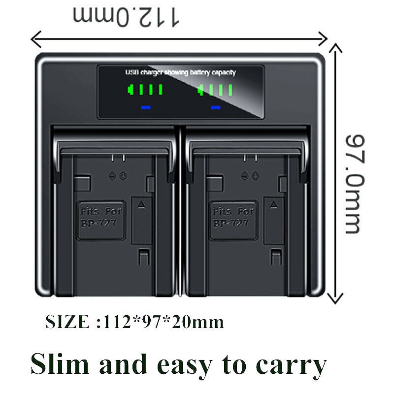 Bộ Sạc Pin Gắn Tường Cho Máy Ảnh CANON BP-808 BP-809 BP-819 BP-820 BP-827 FS10 FS11 FS20 CG-800