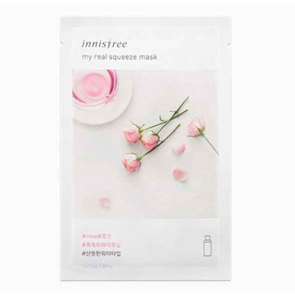 [Rẻ Vô Địch] Mặt nạ giấy Innisfree It's Real Squeeze Mask 20ml [17 vị] (HOT)