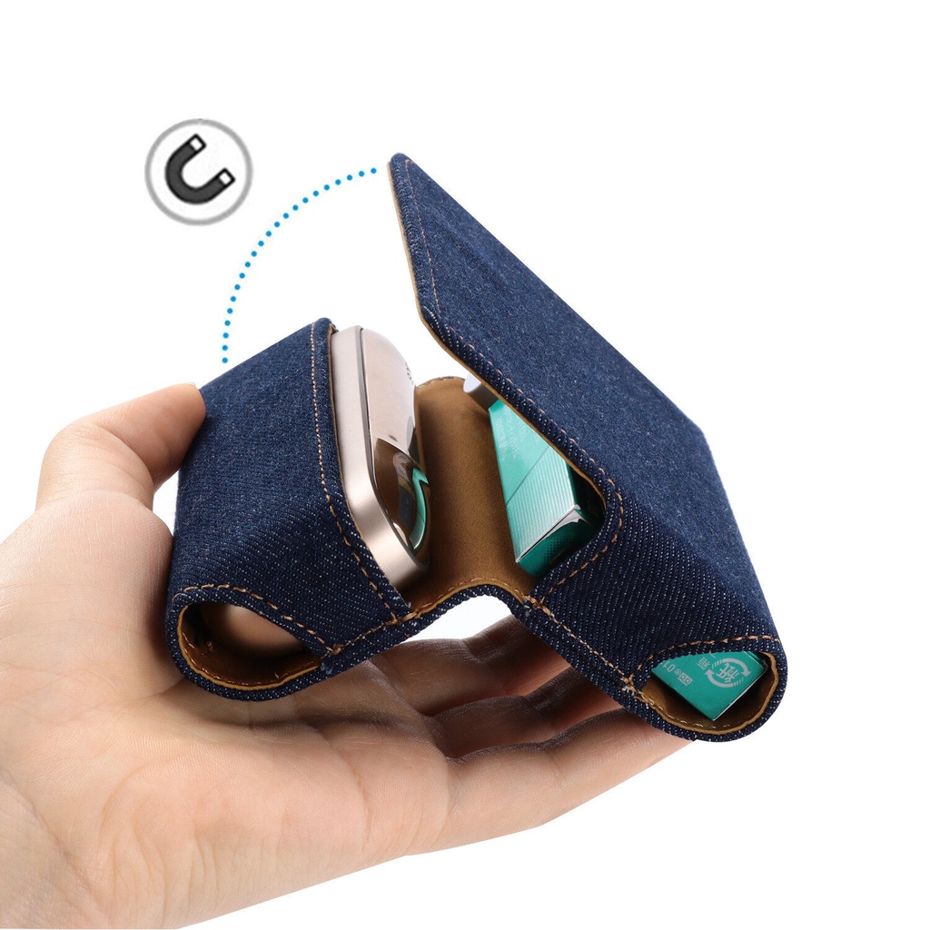 Ốp Điện Thoại Da Mềm Dạng Ví Đa Năng Thời Trang Cho IQOS 3.0 / IQOS 3.0 DUO / ILUMA