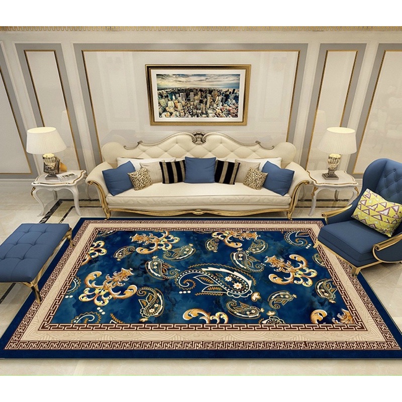 Thảm bali trải sàn- thảm lì với công nghệ in 5D cao cấp, có hạt nhựa chống trượt tuyệt đối - Kanta store