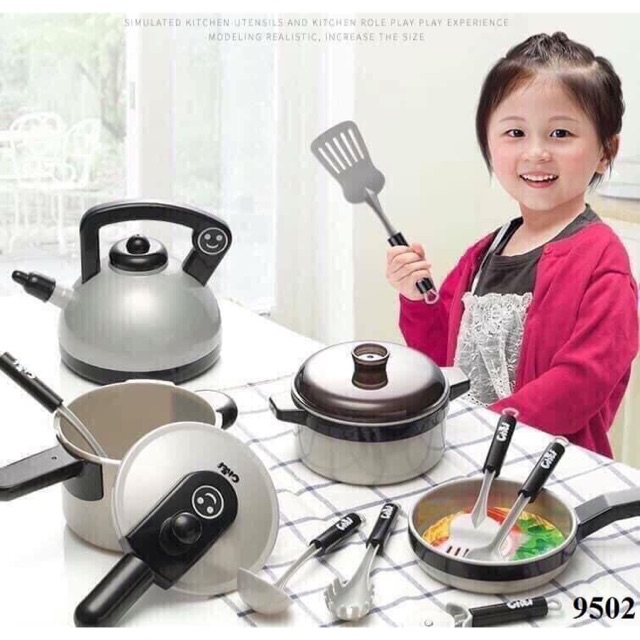 Bộ Đồ Chơi Nấu Ăn Kitchen 36 Chi Tiết Cho Bé - Hàng Loại 1 To, Đẹp Giúp Bé Phát Triển