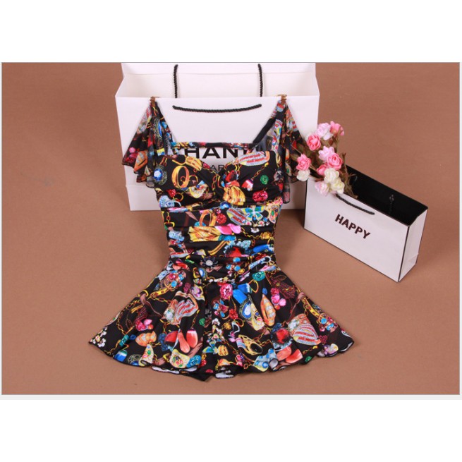 Đồ bơi Bikini hoa lá mặc đi biển bơi,Đồ Kín Đáo, đáo ONEZ - Nhiều họa tiết Z2 | BigBuy360 - bigbuy360.vn