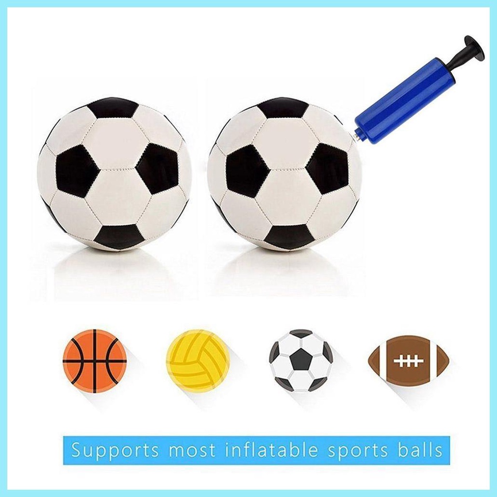 Set 10 Ống Bơm Hơi 6 Inch Kèm 7 Kim 1 Vòi Và 1 Ống Bơm Dành Cho Bóng Đá/Bóng Rổ/Bóng Đá/Bóng Rổ