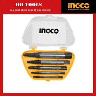 Bộ mũi ta rô lấy ốc gãy 5 chi tiết ingco ase001