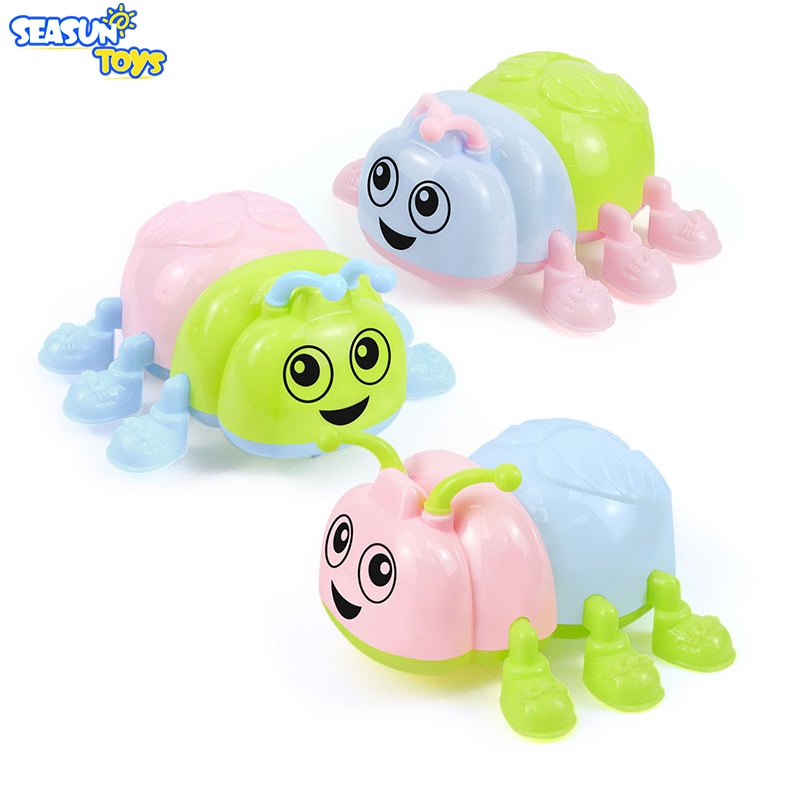 Đồ chơi xe kéo SEA SUN TOYS hình con ong hoạt hình vui nhộn dành cho bé 6 tháng tuổi