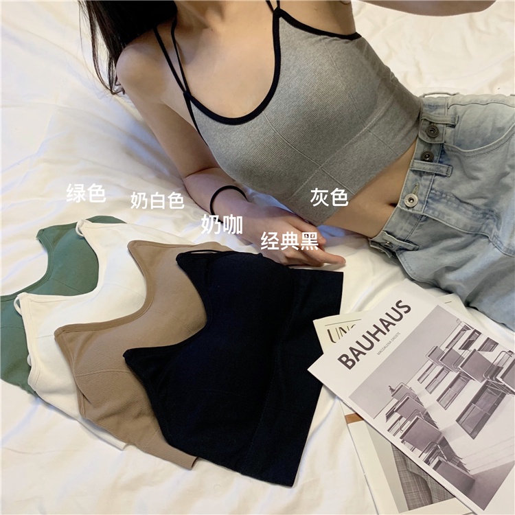 Áo Hai Dây Có Mút Đệm Ngực Thời Trang Quyến Rũ 48929