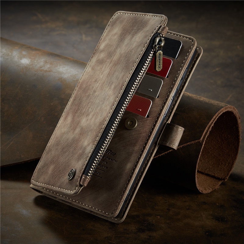 Ốp Lưng Điện Thoại Dạng Ví Da Lật Dành Cho Samsung S22 S21 S20 Ultra S22 Plus S21 FE Note 20 ultra