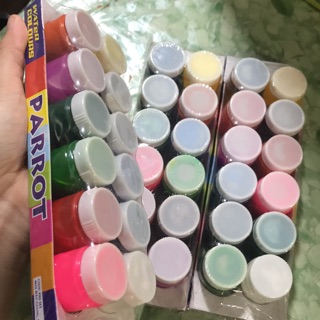 Màu nước hũ 12 màu, màu nước hộp