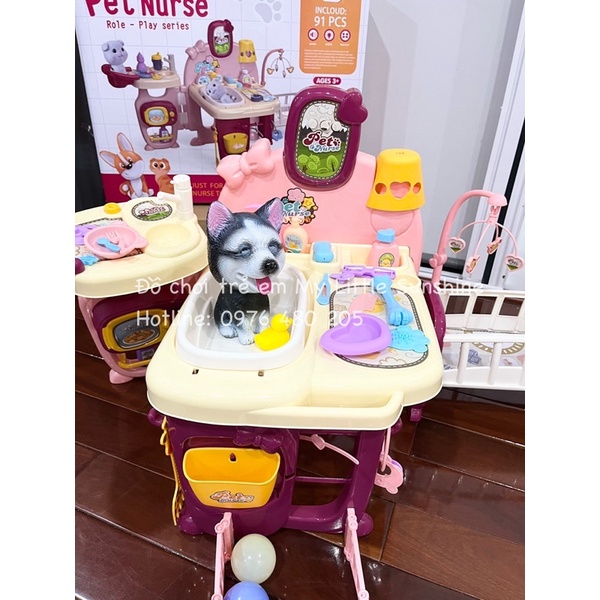 Đồ chơi chăm sóc thú cưng cho Bé Pet Nurse