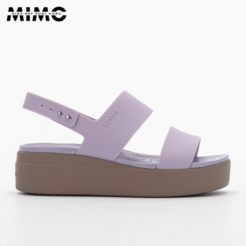 Sandal 5p Brooklyn màu tím êm mềm nhẹ, bền đẹp cho nữ