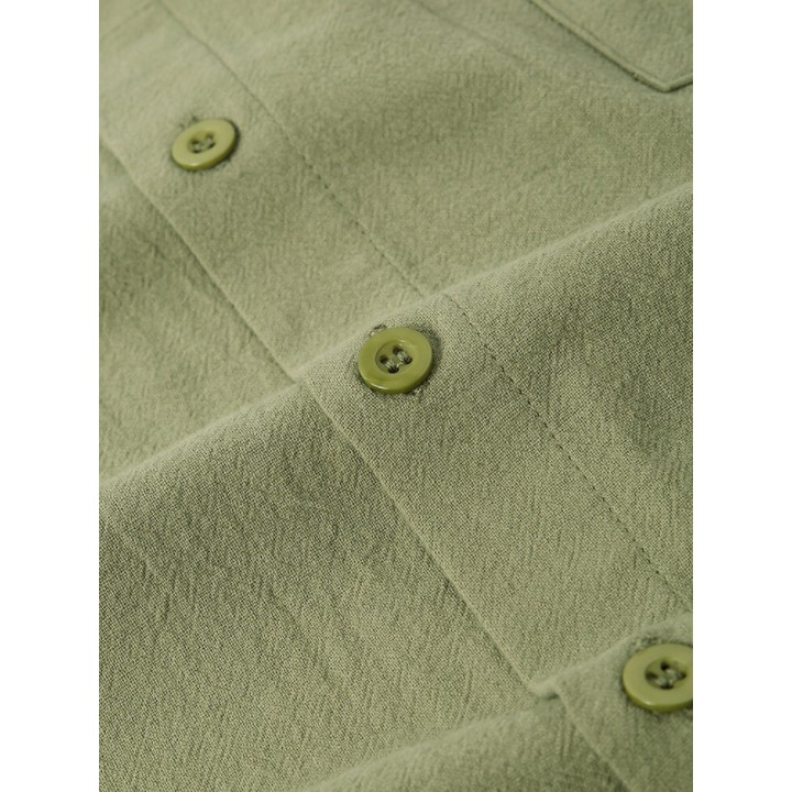 Áo Đũi Nam Sơ Mi Cộc Tay Đẹp  - 2 Túi Ngực | BigBuy360 - bigbuy360.vn