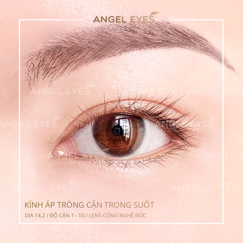 Lens trong suốt Angel Eyes cho mắt nhạy cảm có độ cận từ 0 đến 15 độ
