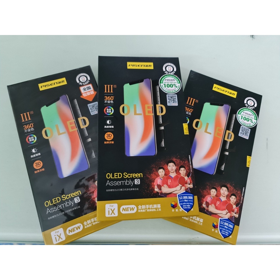 Màn Hình Pisen Cho Iphone X Thế Hệ V3 - Hàng Chính Hãng