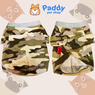 Áo Thun Camo Cho Chó Mèo (Đủ size 1-10kg)