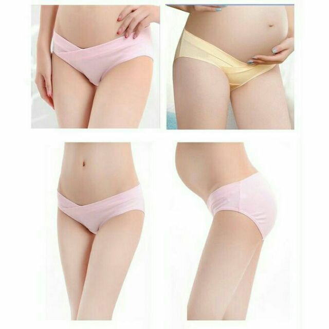 Quần lót bầu và sau sinh cotton cạp chéo 5765