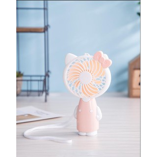 QUẠT MINI CẦM TAY HÌNH MÈO 1907