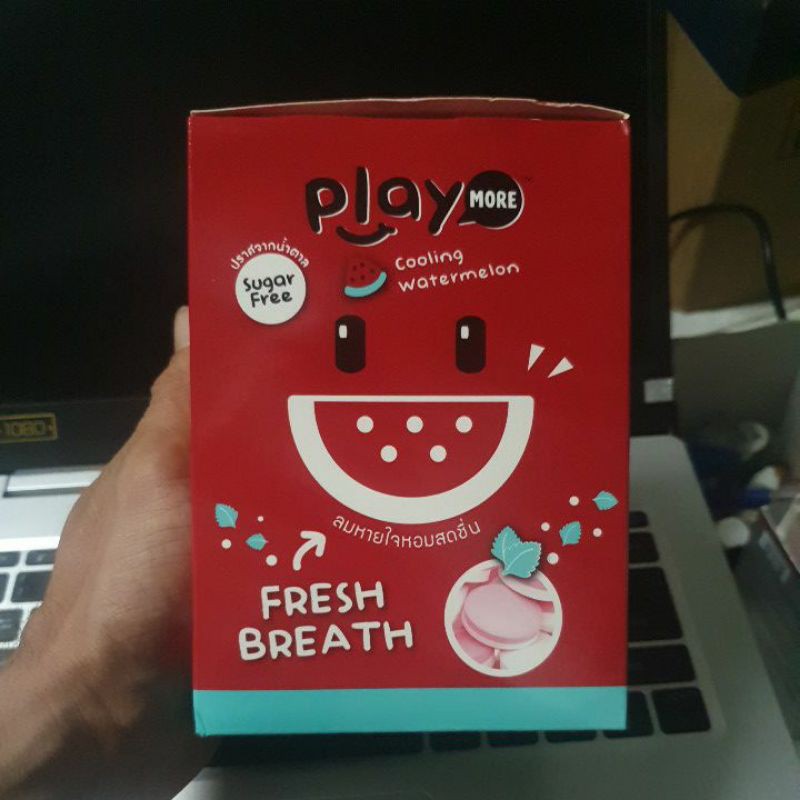 KẸO NGẬM PLAYMORE Hộp 12 GÓI x 12 GR THAILAND ĐỦ VỊ