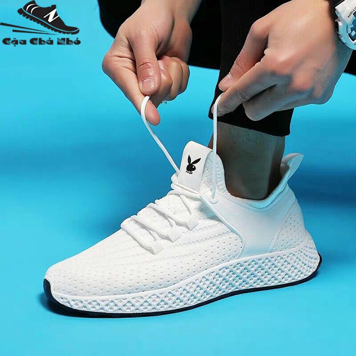 Giày Thể Thao Nam Trắng - Giày Nam Sneaker Siêu Đẹp ( GTT-45T/Trắng)