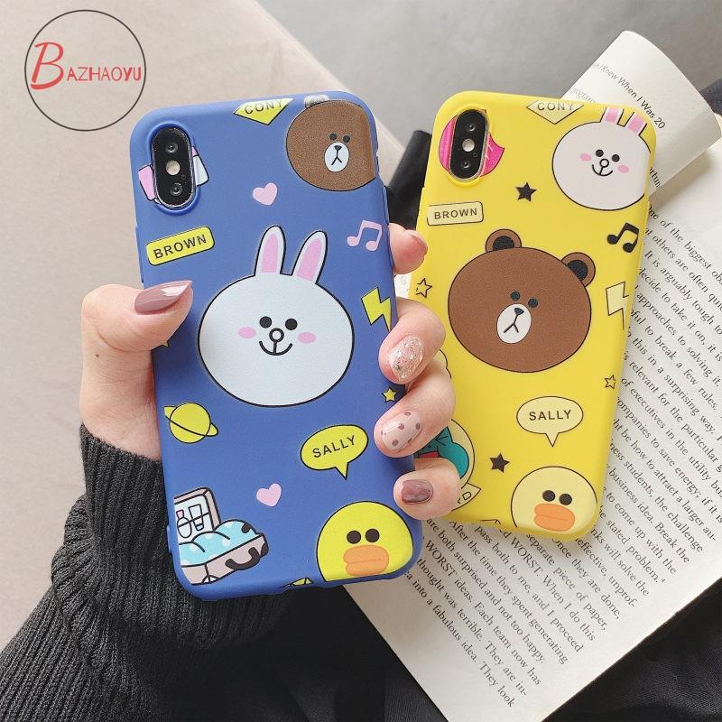 Ốp lưng silicone tpu mềm hình gấu, thỏ, vịt cho điện thoại vivo v5/v5s v5 lite v5 plus v7 v7 plus v9 v11i v15