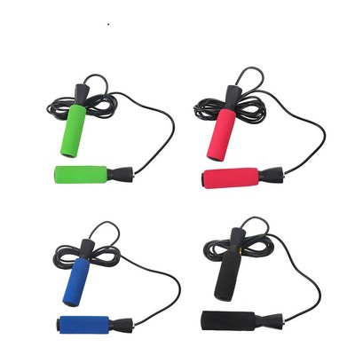 Dây nhảy thể thao SPORTY TS1 lõi dây PVC 6mm, tay nắm bọt xốp thoáng khí tập Gym, boxing