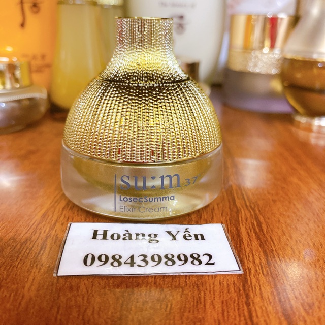 Kem dưỡng Sum37 Losec Summa Elixir Cream 7ml - Hàng nội địa, tách set, date 2023