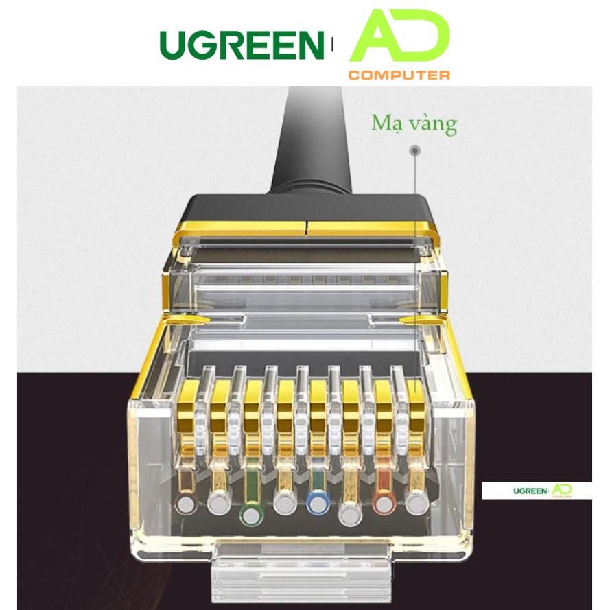 Cáp mạng 2 đầu đúc bọc hợp kim Cat 7 UTP UGREEN NW107 NW149