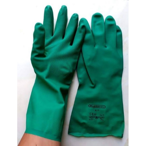 Găng tay rửa bát Nitren xanh siêu bền