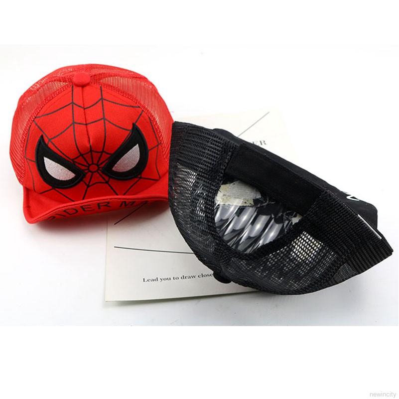 Mũ lưỡi trai in hình Spiderman cho trẻ em