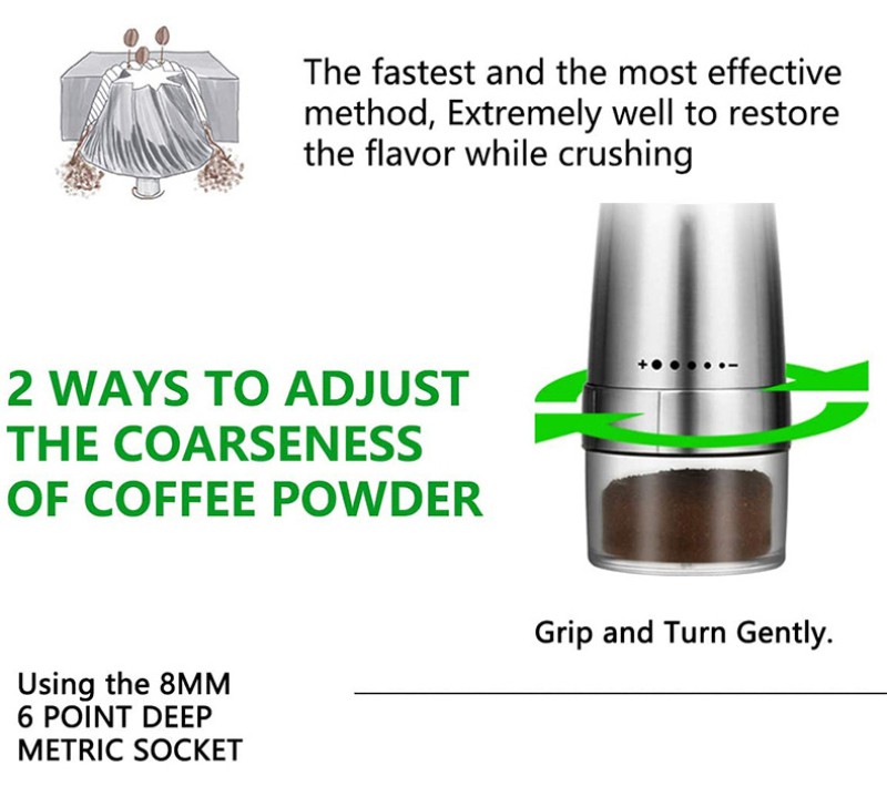 Máy Xay Cà Phê / Hạt Tiêu Chạy Điện 55g Tiện Dụng