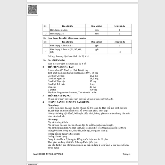 Viên uống Sắc Ngọc Khang