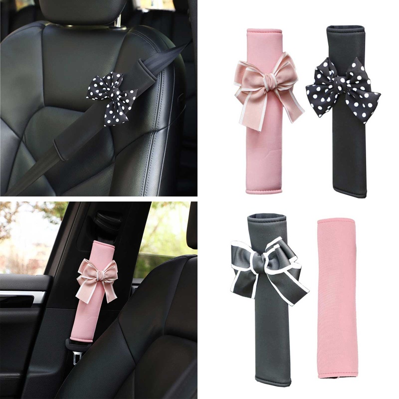 Vỏ bọc gối tựa đầu gắn dây đai an toàn xe hơi bằng vải bông thoáng khí có thể điều chỉnh cho bé