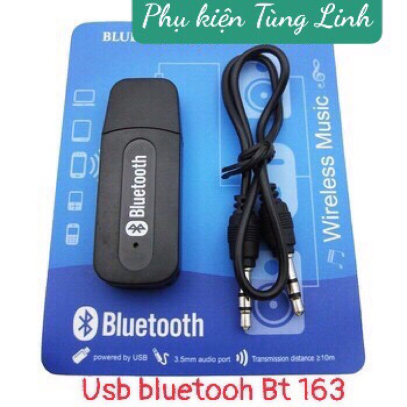 [Mã ELHACE giảm 4% đơn 300K] USB bluetooth BT-163 Biến Loa Thường Thành Loa Bluetooth