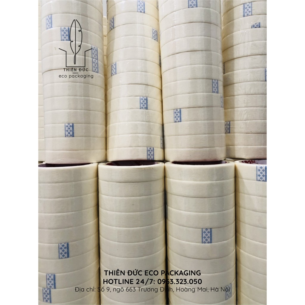 BĂNG DÍNH GIẤY chặn màu nước, màu acrylic, sơn KHỔ 2CM & 4.8 CM - 15 MÉT DÀI – CHẤT LƯỢNG CAO, GIÁ NHÀ MÁY