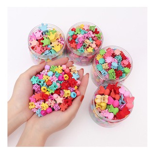 50 Kẹp Tóc Mini Hàn Quốc Cho Bé Gái Siêu Dễ Thương PKHN0045