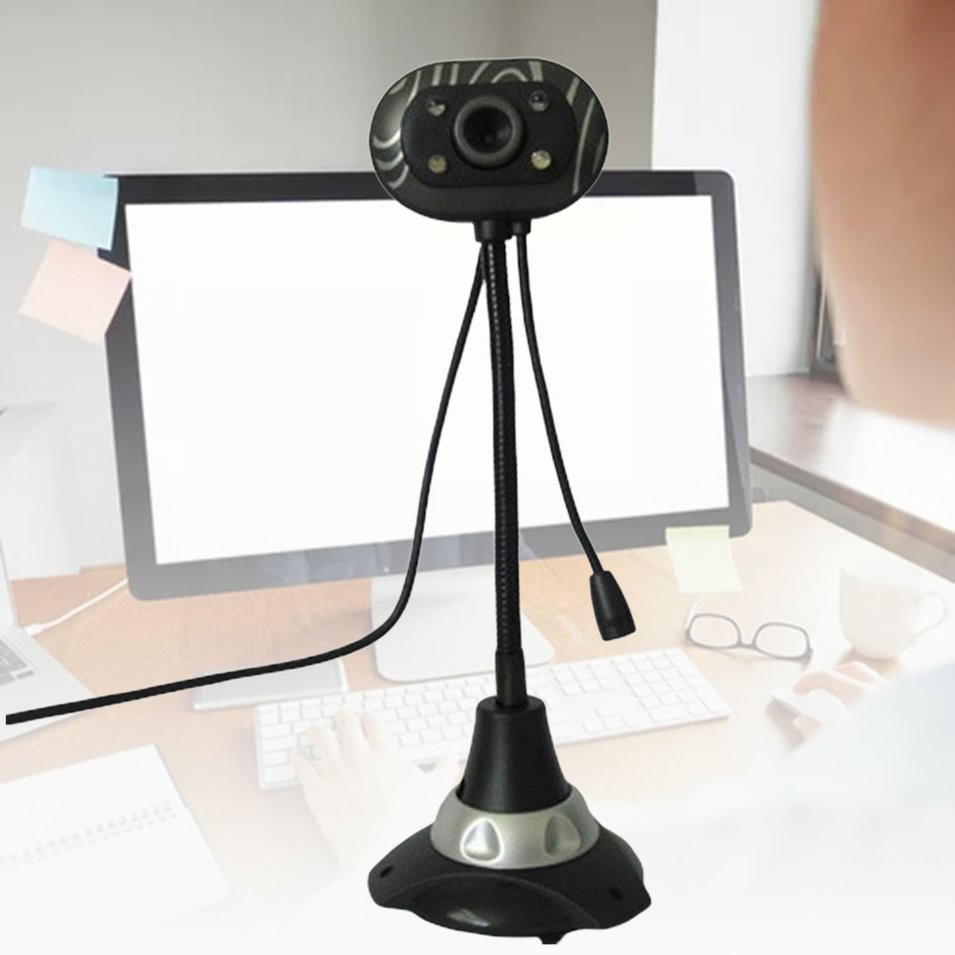 Webcam Usb Hd Có Thể Xoay Được Kèm Micro Cho Pc | BigBuy360 - bigbuy360.vn