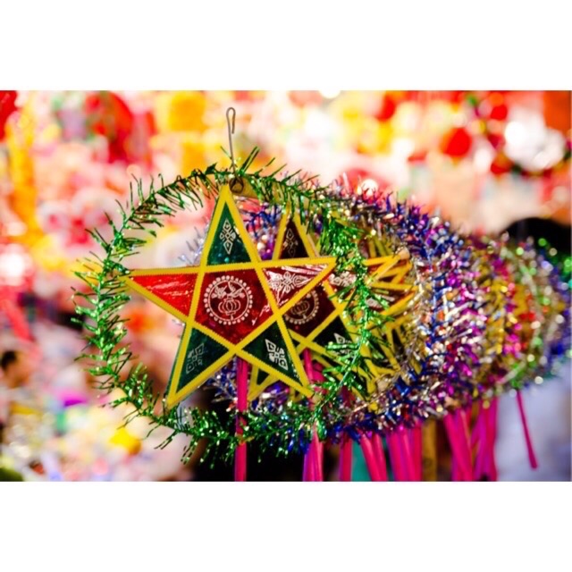 Đèn ông sao 25-50cm làm đồ chơi,trang trí Trung Thu- HN5