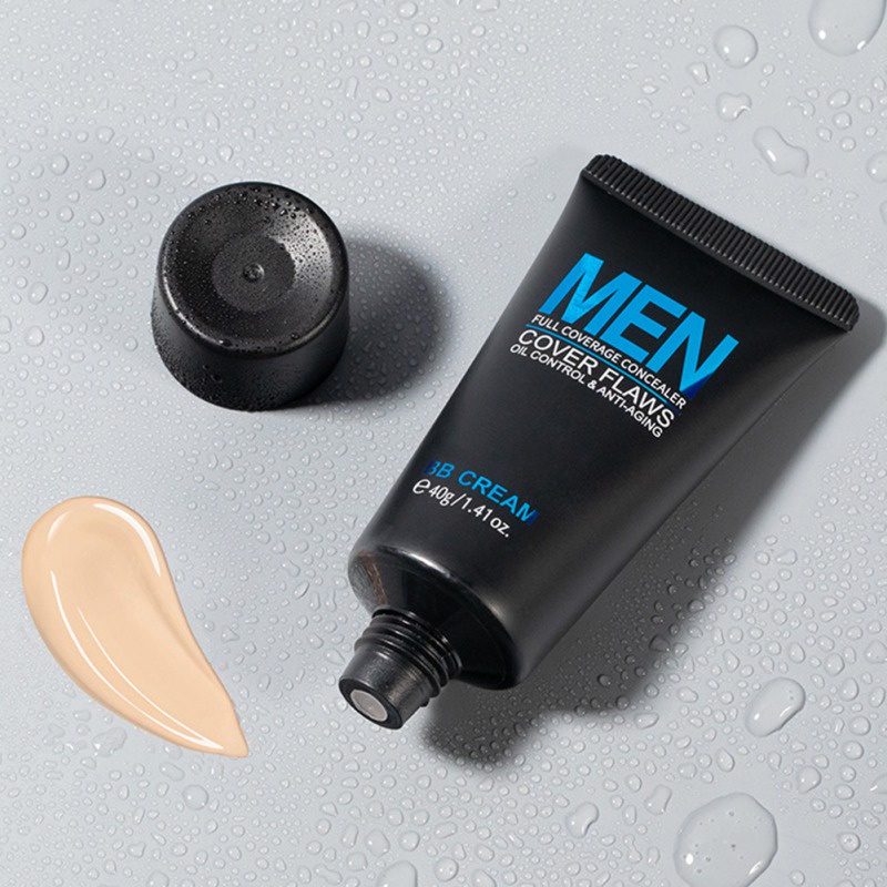 Kem Nền BB Dạng Lỏng Che Khuyết Điểm Toàn Diện Dưỡng Ẩm Kiểm Soát Dầu Tự Nhiên 40g Hiệu LAIKOU Cho Nam