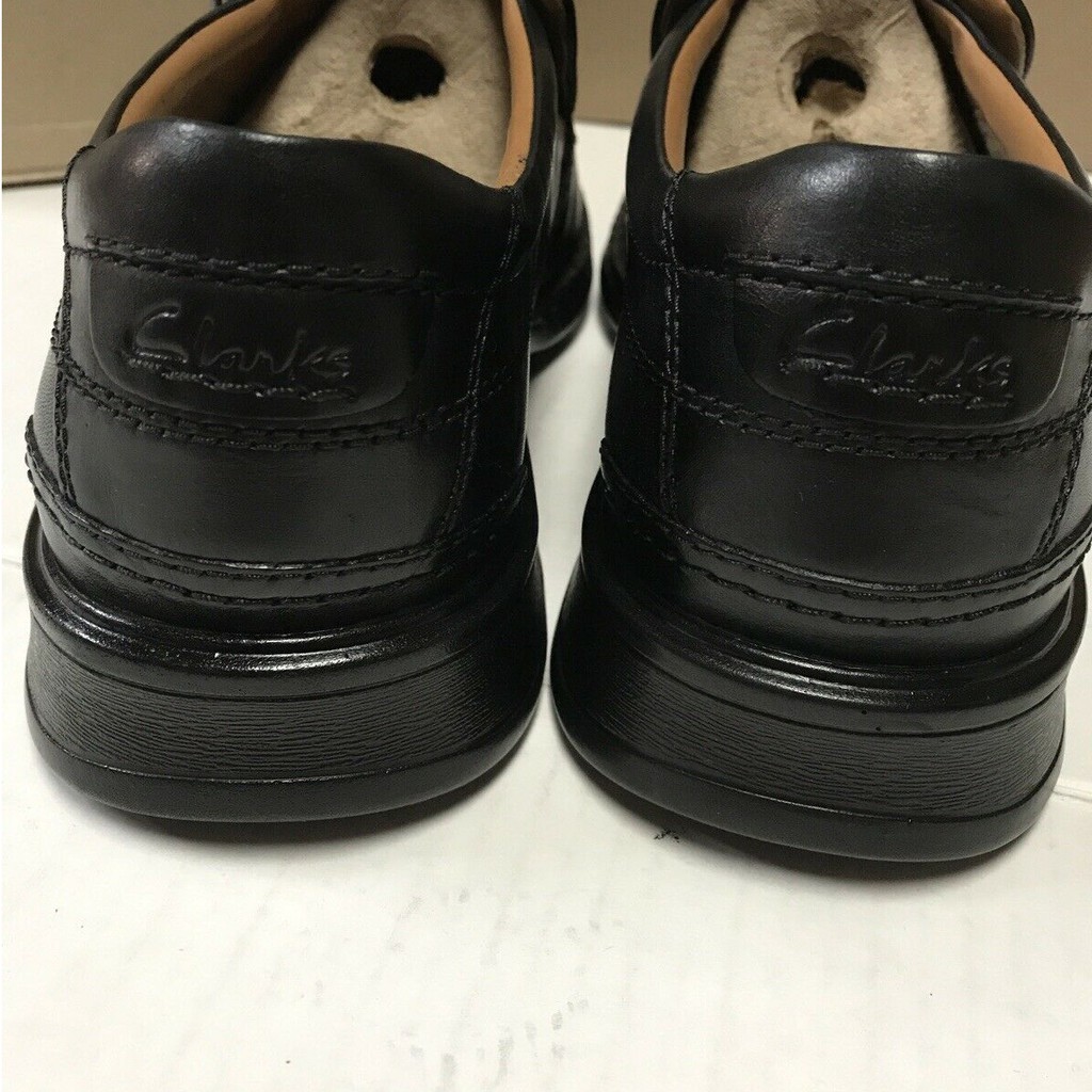 Giày lười Clarks Escalade Step Slip-On Black sz 10.5 [Hàng Mỹ]