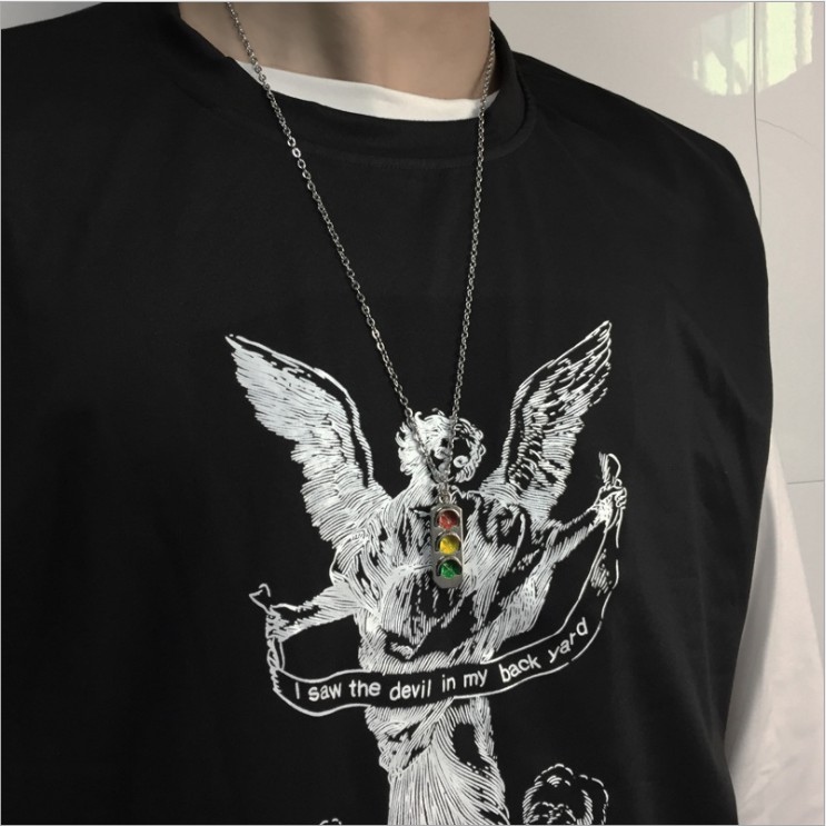 Dây Chuyền Nam Nữ Titan Đèn Giao Thông [ FREE SHIP ]