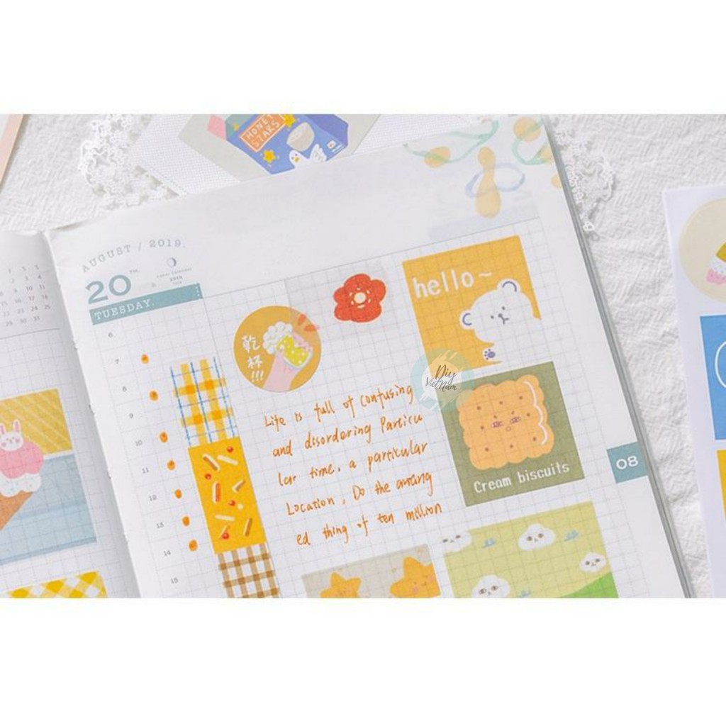 SET STICKER 6 TỜ GIRL'S HEART