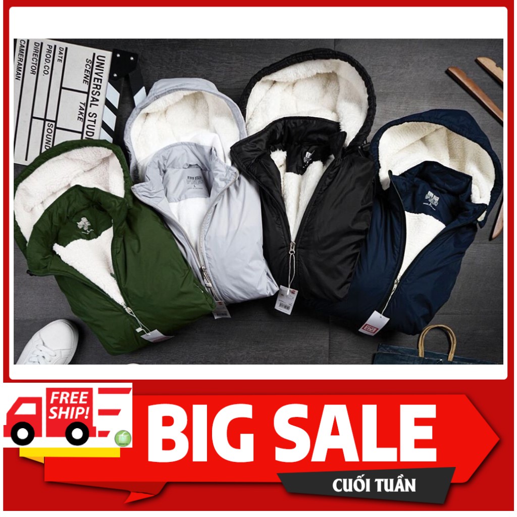 [ Xả Cuối Mùa ]-ÁO GIÓ LÓT LÔNG CỪU CHỐNG NƯỚC 100% ! MẶC THAY ÁO PHAO 2019 NAM NỮ ĐỀU MẶC ĐƯỢC